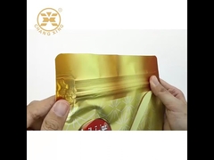 5kg Bao bì gạo Túi khóa Zip đáy phẳng có tia UV Vanish