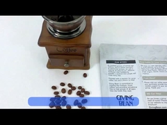 in màu đứng lên túi đóng gói cà phê với zipper cho trà hạt cà phê