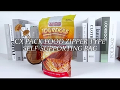 Nhựa Laminated thiết kế tùy chỉnh niêm phong đứng lên túi thức ăn tự hỗ trợ túi niêm phong