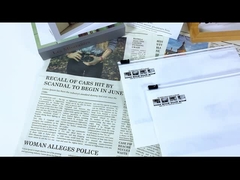 BOPP quần áo có thể khóa lại Zipper khóa túi túi với logo cho quần áo