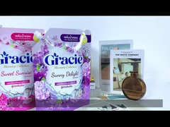 LDPE Doypack Rửa giặt đứng lên vòi phun túi làm mềm vải Tanding túi với vòi phun