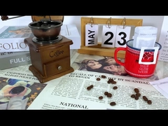 Thùng cà phê nhỏ giọt theo yêu cầu Đặt tay cầm tay treo tai đơn phục vụ Thùng lọc cà phê nhỏ giọt dùng một lần