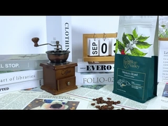 Thùng cà phê có đáy phẳng Ziplock tùy chỉnh Thùng cà phê có đáy phẳng Đứng lên Thùng cà phê có niêm phong 250g 500g 1kg