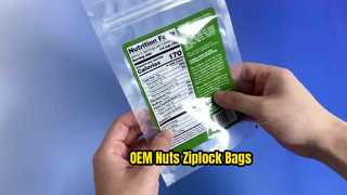 Túi Ziplock tùy chỉnh cho các loại hạt và trái cây khô