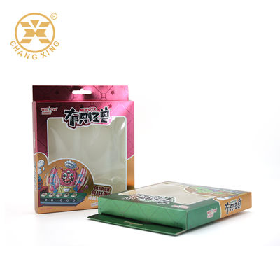 Customized Clear Window Cookie Packaging Box with CMYK+PMS Printing for Bakery and Food