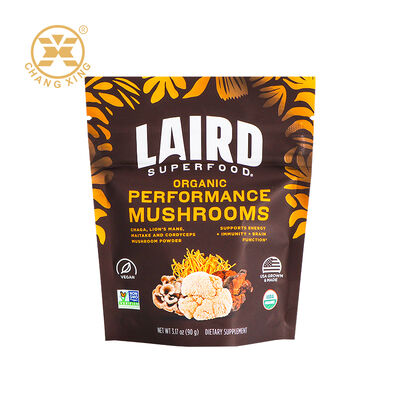 Custom Moisture-Proof Stand Up Pouch Coffee Powder Packaging Bag Plastic Protein Powder Bag Zipper Coffee Bags