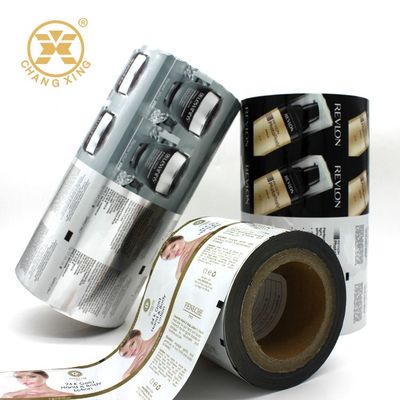 Three Sides  Facial Mask  Aluminum Foil Bags Cosmetic Pouch Packaging AL PE