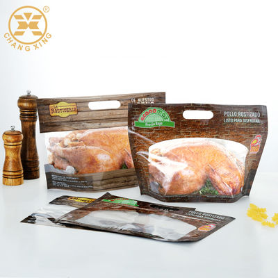 PE OPP 900g 1200g Frozen Food Packaging Bag Plastic Pouch For Packing Turkey Chicken