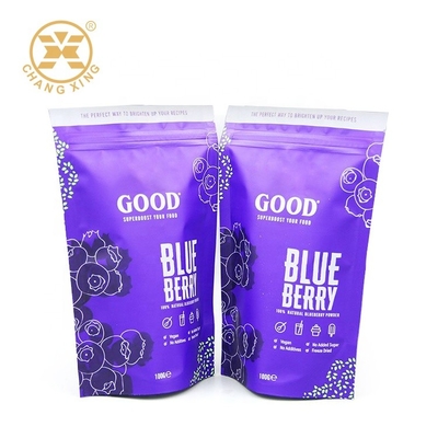 1kg 2kg Zipper Snack Packaging Bags Dry Food Stand Up Pouch Packaging