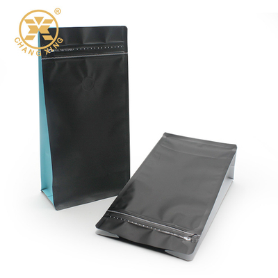 BOPP Hộp đựng cà phê có dây kéo 12 Oz đầy màu sắc với van có thể hàn lại