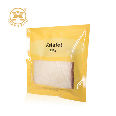 Chất lượng thực phẩm Bánh Bánh mì Falafel Bánh mì Bao bì linh hoạt với cửa sổ rõ ràng