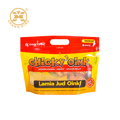 In ấn tùy chỉnh Zip Lock Rotisserie Chicken Bao bì Túi 500g đứng có túi