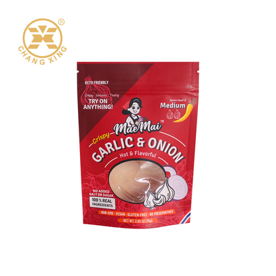 Tùy chỉnh in 250g 500g túi nhựa đứng lên cho gói thực phẩm
