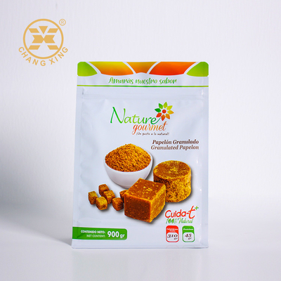 Món ăn nhẹ Trái cây khô Thẻ đóng gói nhựa Thẻ thức ăn đứng lên 900g Với khóa khóa