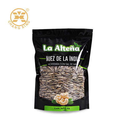 500g 1kg Zipper Dry Fruit Stand Up pouch cho hạt hạt đậu phộng hạt dưa chuột