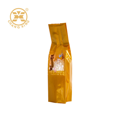 Đứng lên túi niêm phong chống ẩm Zipper bao bì túi cho thức ăn khô trà cà phê