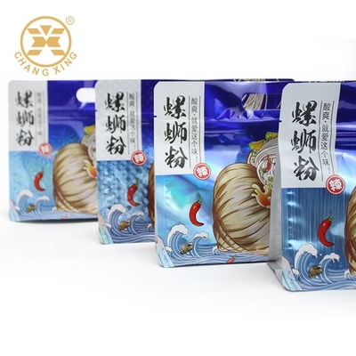 Đồ in PET/AL/PE Miếng mì cuộn phim túi đóng gói thực phẩm Miếng mì túi đóng gói với khóa khóa