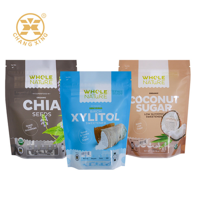 Logo tùy chỉnh chống ẩm Candy Roll Film túi đóng gói thực phẩm túi đóng gói kẹo với Ziplock