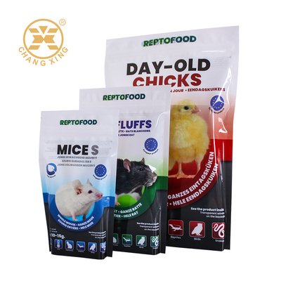 Tùy chỉnh 5kg 10kg 15kg Stand Up Pet Food Bag Bao bì thức ăn vật nuôi bằng nhựa với Zipper