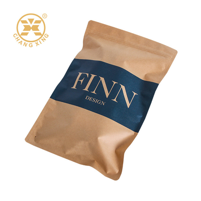 Eco Friendly Zipper Bag Custom Printed Kraft Paper Coffee Bags With Valve Zip Lock Bao bì chất lượng thực phẩm
