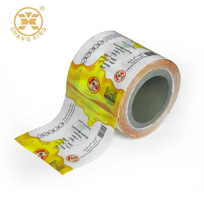 PET/Al/PE Bao bì mật ong Laminate Poly Film Aluminium Foil Plastic Film Honey Sachet Roll Film