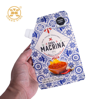 Ưu tiên cấp thực phẩm đứng lên túi xách nước ép nước sốt túi với vòi cho ớt bột cà chua nước sốt salad nước sốt