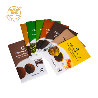 Thẻ đồ ăn khô tùy chỉnh Thẻ cà phê đậu trà Thẻ bao bì bóng chanh Thẻ đóng gói hạt Thẻ đóng gói