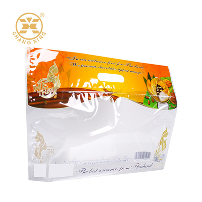 In khắc OEM ODM Túi đóng gói thực phẩm trong suốt Bopp Túi nhựa với tay cầm