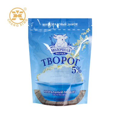 Túi Ziplock chất lượng cao tùy chỉnh cấp thực phẩm Túi đóng gói thực phẩm Túi đóng gói sản phẩm từ sữa