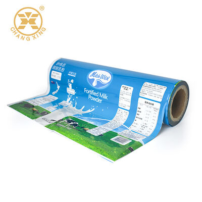 Gravure Printing Food Grade Heat Seal Milk Tea Powder Packaging Film Roll for Coffee Tea Milk Tea Beverages Powder Packing