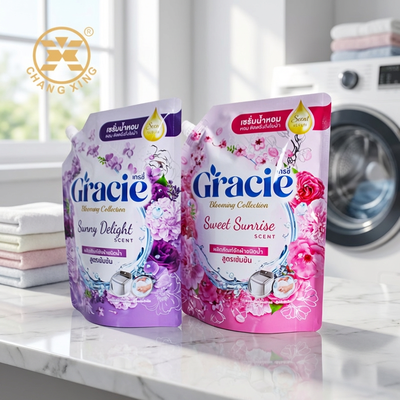 Tùy chỉnh in Đồ giặt đứng lên chất tẩy rửa bao bì túi giặt túi chất tẩy rửa