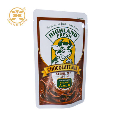 Túi đóng gói hút chân không hàn nhiệt chuẩn thực phẩm tùy chỉnh in Flexo dùng cho đóng gói sữa và hàng may mặc