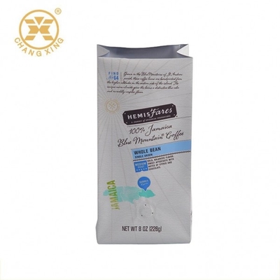 Thực phẩm Cấp AL PE Bao bì cà phê nhựa Túi đựng cà phê 4 Oz Túi đựng cà phê có van