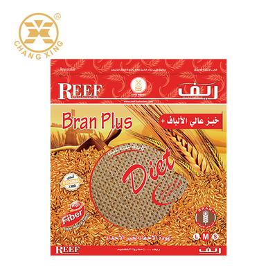Zipper Lock Loaf Bao bì bánh mì In logo Bao bì Túi đựng bánh mì