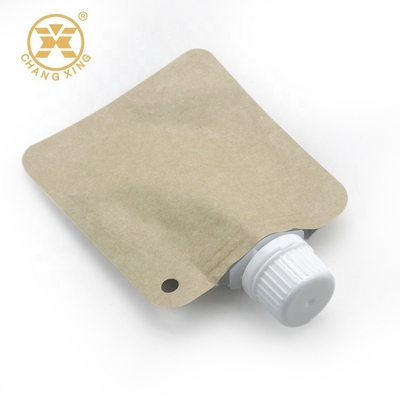 30ml 50ml Bao bì đựng chất tẩy rửa Bao bì thực phẩm giấy Kraft nhiều lớp dán kín 3 mặt