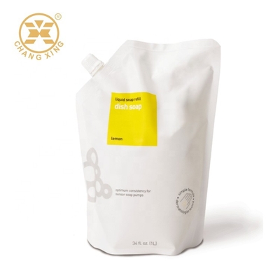 VMPET Stand Up Pouch với Spout Bao bì xà phòng 300ml Bao bì linh hoạt Túi nhựa
