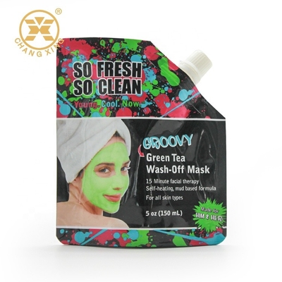 Mặt nạ dưỡng da 150ml Túi bao bì mỹ phẩm Bao bì kim loại nhiều lớp Đứng lên