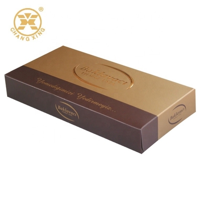 Lớp phủ UV Hộp quà tặng kẹo sô cô la Hộp đựng bao bì Baklava Bao bì giấy và bìa cứng