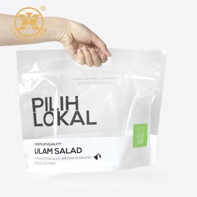 Logo OEM Khóa Zip Khóa Bao bì Trái cây Khô Bao bì Rau Diếp Bao bì Nhựa Đứng lên