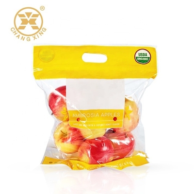 LDPE Trái cây trong suốt Túi nhựa nhiều lớp cho bao bì thực phẩm Túi đựng thực phẩm được in tùy chỉnh