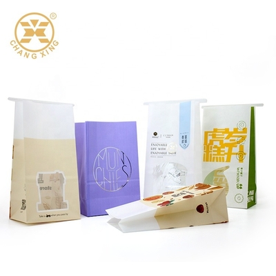 Thân thiện với môi trường Gusset Bakery Túi đóng gói bánh mì SGS Túi bao bì nhựa tái chế