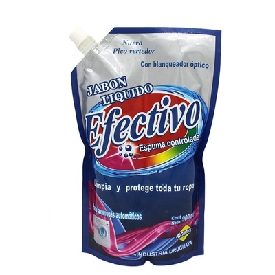 Túi đựng chất làm mềm vải 2L 5L với túi đựng chất tẩy lỏng LDPE có vòi
