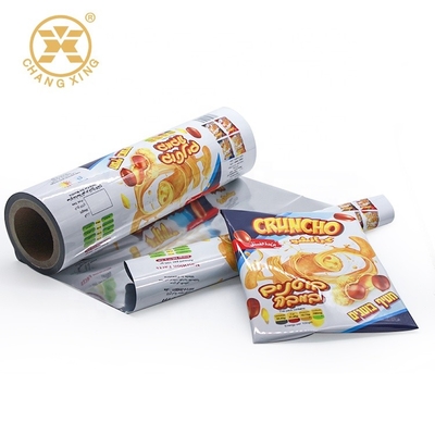 Phô mai nhiệt có thể hàn kín màng co nhiệt cuộn màng bao bì in Cấp thực phẩm cho khoai tây chiên Tortilla